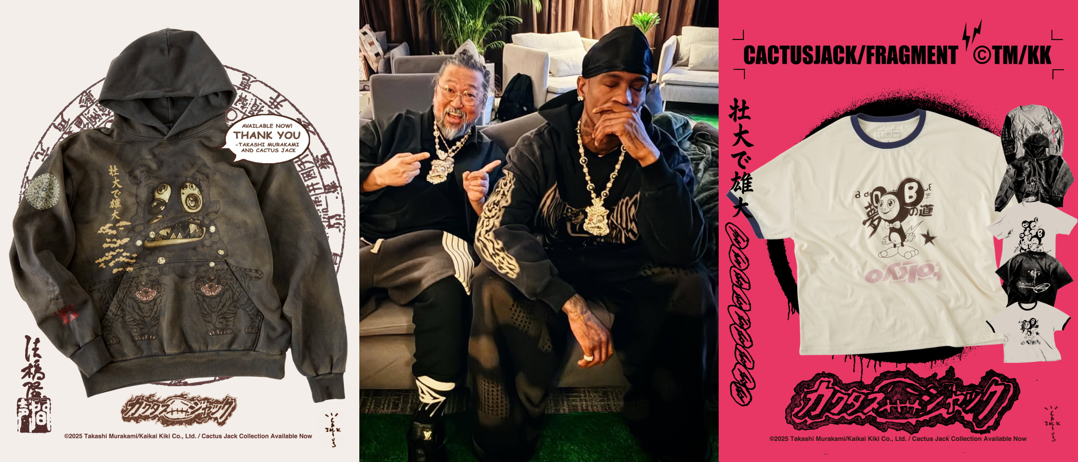 Cactus Jack x Takashi Murakami & Cactus Jack x Fragment x T…